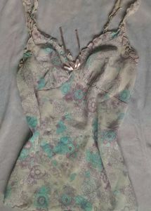vintage floral cami