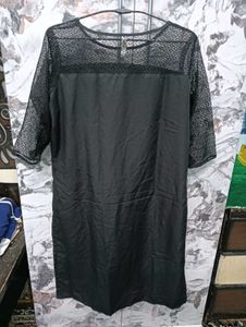 Chic Black Net 🥳Sleeve Kurta