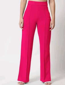 Hot Pink High Waist Trousers