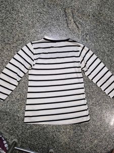 Striped Long Sleeve Top
