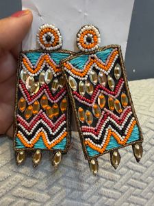 combo Boho Beaded Dangle Earrings