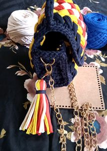 Stunning T-shirt Yarn Sling Bag
