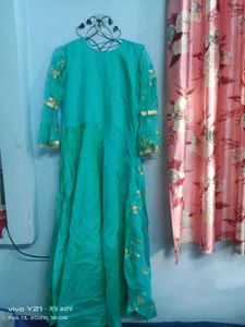 Elegant Embroidered Ethnic Gown