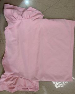 Pretty Pink Ruffled Top