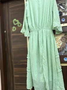Mint Green Ruffle Dress