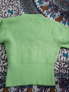 Lime Green Knit Sweater