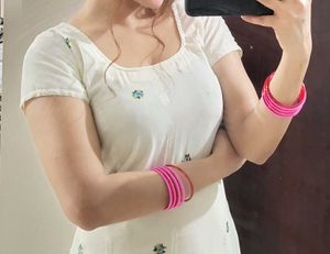 white salwer suit with Dupatta