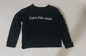 Calvin Klein Jeans Black Long Sleeve Top