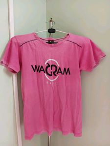 Vibrant Pink WAGRAM Music T-Shirt