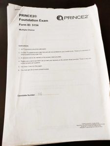 Prince 2 Foundation Exam Papers