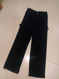Black Cargo Jeans For Women