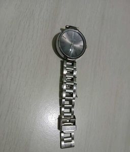 Titan  watch siver