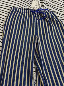 Striped Bikini Set with Pants