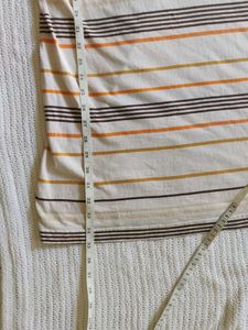 Retro Striped Polo Shirt