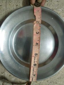 Set of 8 Stainless Steel Plates