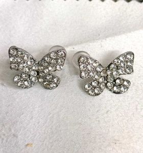 Butterfly Rhinestone Earrings