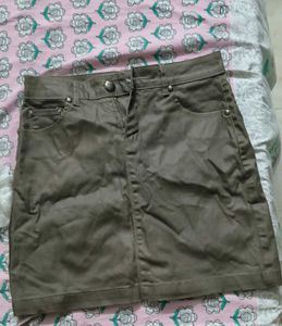 Stylish Brown Mini Skirt