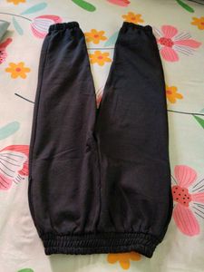 Kids Comfy Black Joggers