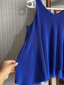 Blue Sleeveless Top