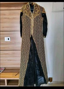 Elegant Embroidered Ethnic Gown