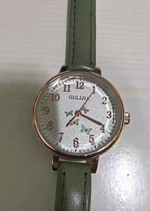 Cute Green Butterfly Watch