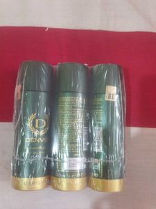 Denver Deodorant Body Spray Pack of 3