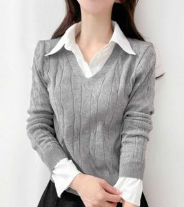 Old money Grey Sweater