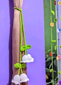 ✨ Crochet Flower Curtain Tie-Back🎀