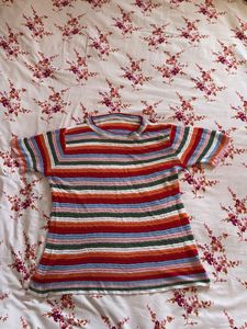 Striped Short Sleeve T-Shirt