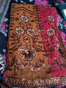 Embellished Saree with Sequins