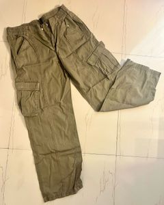 H&M olive cargo pants