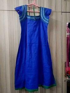 Elegant Blue &amp; Green kurta Dress