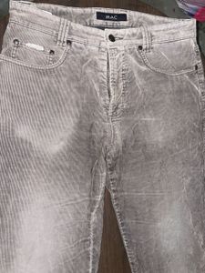 Men's Grey Denim Jeans mac brand