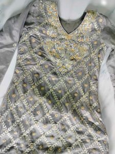 Frock Plazzo Dupatta Set , party wear, Festival