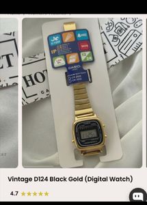 Casio dupe Vintage Gold Digital Watch