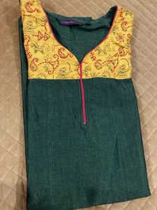 RANMANCH Brand -Ethnic Green Kurti
