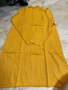 mens Yellow Kurta