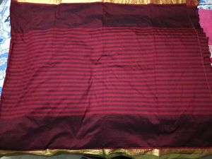 Embellished CottonSilkSaree Without Blous