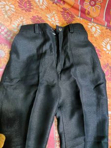 Stylish Black Suit Vest &amp; Pants Set For Kids