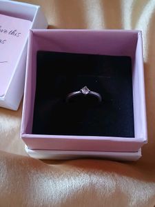 Silver Zircon Love Island Ring Made With Pure 925