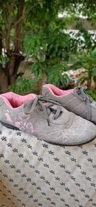 Grey sneakers