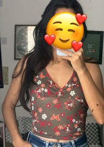 Floral Halter Top