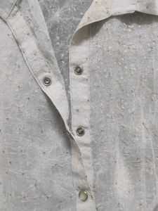 Sheer trendy top
