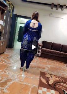 Elegant Blue Kurta with Dhoti Pants
