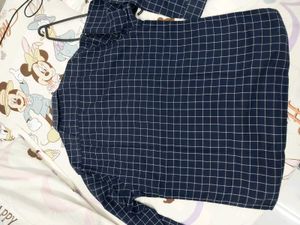 arrow branded Men's Navy Blue Checked Shirt
