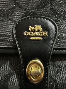 Coach Signature Monogram Shoulder Bag