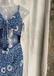 Blue Floral Print Co-ord Set