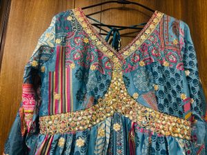 Beautiful Blue Ethnic Gown
