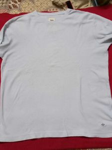 GENTLY USED Light Blue Waffle Knit Long Sleeve Tee