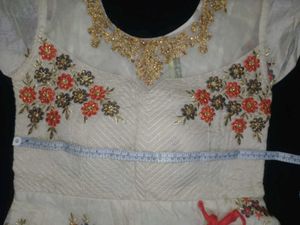 Elegant White Embroidered Lehenga Choli